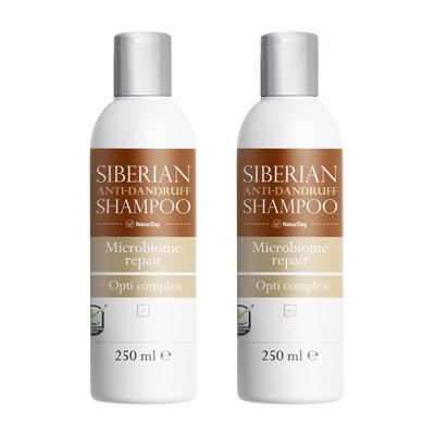 NaturDay - Šampon Siberian Hair Anti Dandruff Microbiome x 2