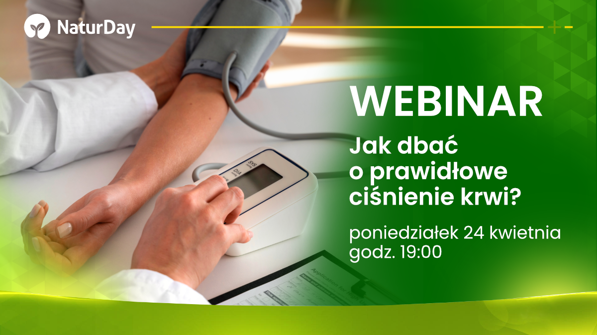 Uwaga webinar! Jak dbać o prawidłowe ciśnienie krwi?