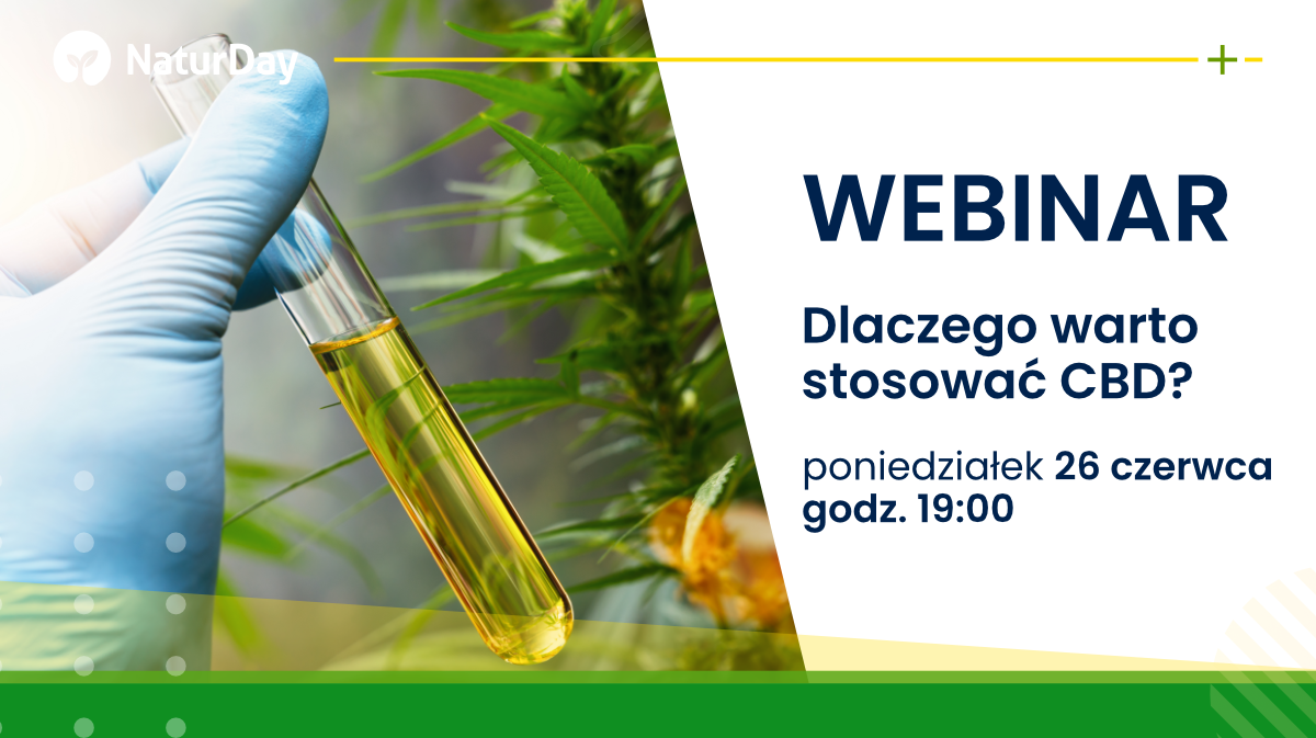 Uwaga webinar! Dlaczego warto stosować CBD?
