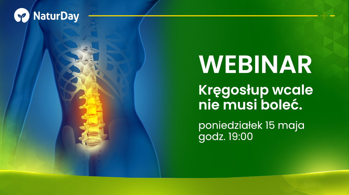 Uwaga webinar! Kręgosłup wcale nie musi boleć.