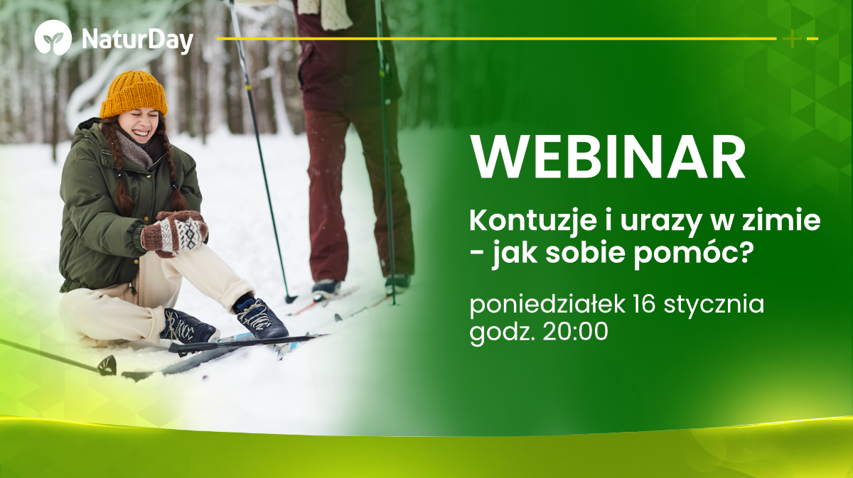 Uwaga webinar! Kontuzje i urazy w zimie – jak sobie pomóc?