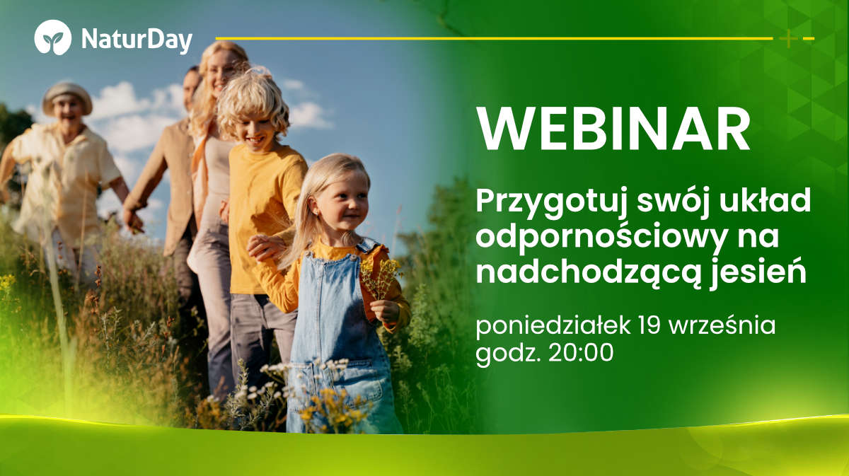 Uwaga webinar! Przygotuj swój układ odpornościowy na nadchodzącą jesień.