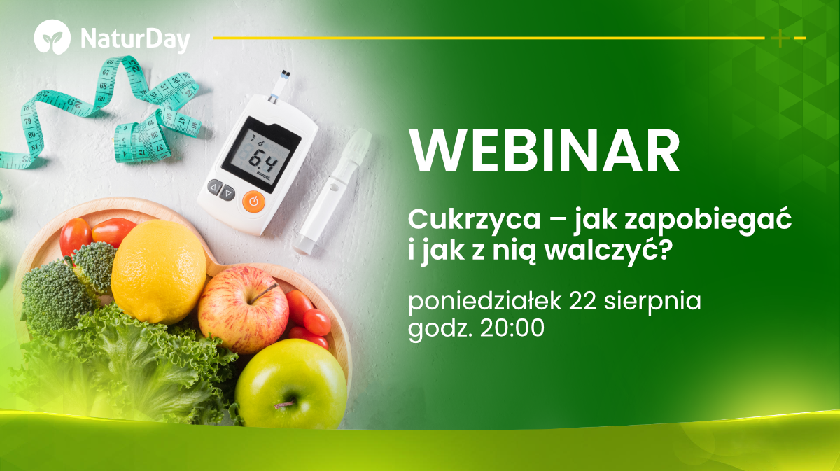 Uwaga webinar! Cukrzyca - jak zapobiegać i jak z nią walczyć?