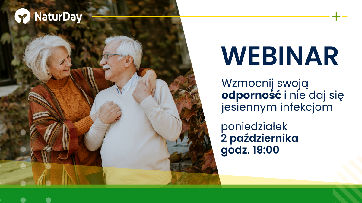 Uwaga webinar! Wzmocnij swoją odporność i nie daj się jesiennym infekcjom.