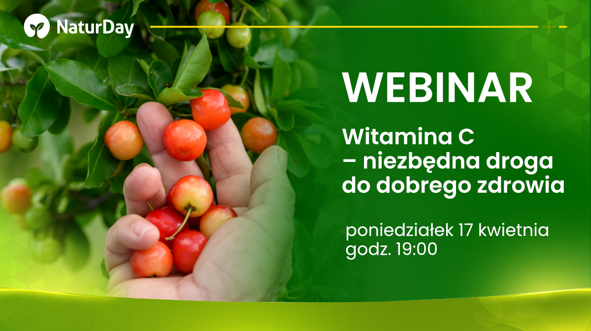 Uwaga webinar! Witamina C – niezbędna droga do dobrego zdrowia