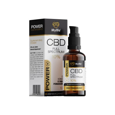 NaturDay - CBD Olej konopny POWER + Ashwagandha