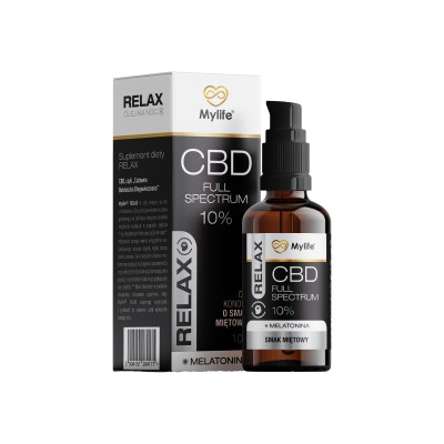 CBD Olej konopny RELAX + Melatonina